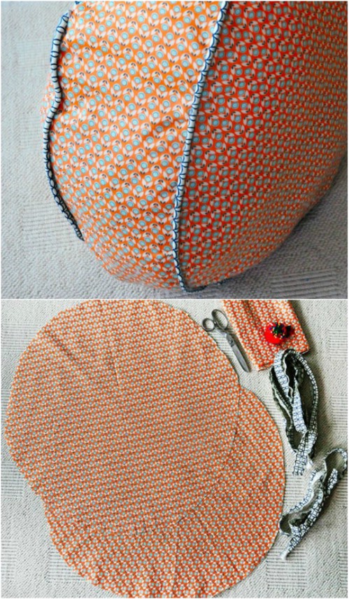 Super Easy DIY Красочная напольная подушка