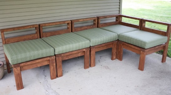 DIY Outdoor Sectional - 10 проектов DIY на открытом воздухе, которые вдохновляют на красоту и расслабление