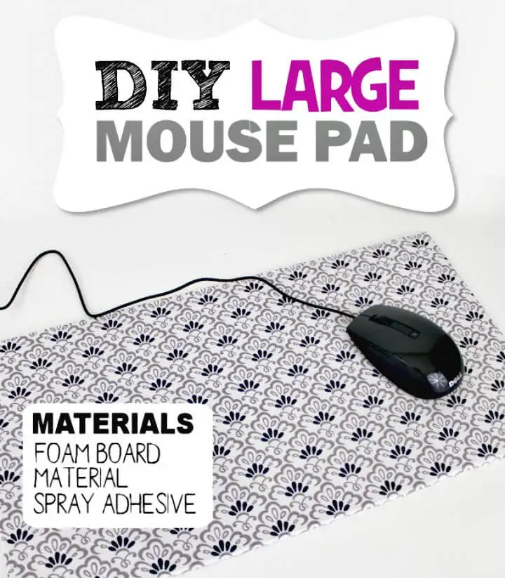 Сделать большой коврик для мыши