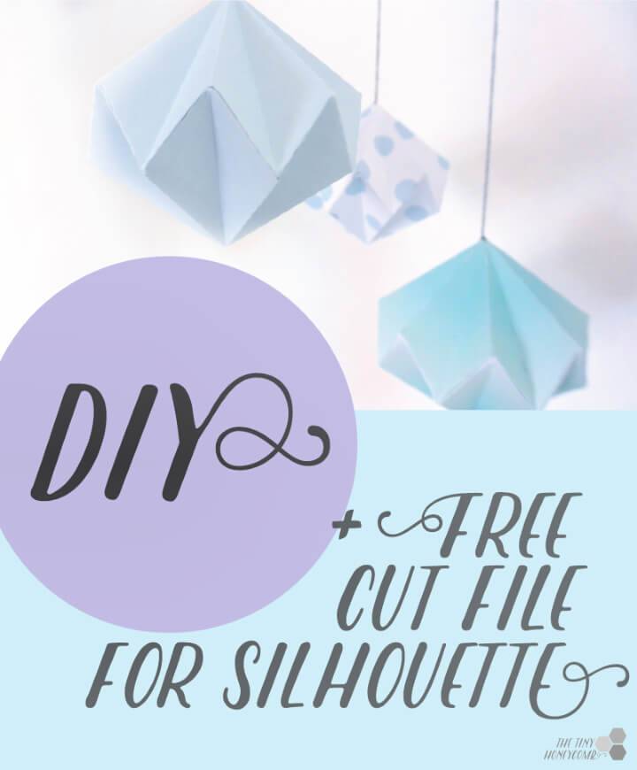 Бумажные бриллианты DIY Free Cut File