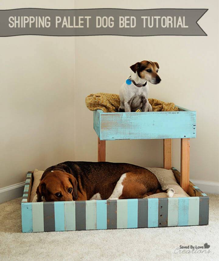 Кровать для собаки из поддонов своими руками