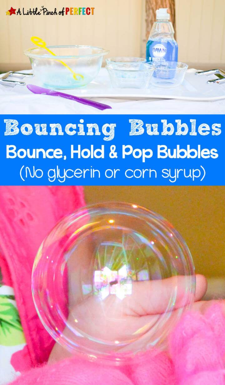 Рецепт домашних прыгающих пузырей