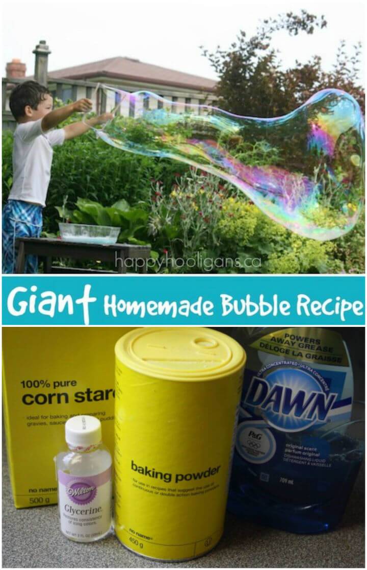 Как сделать гигантские пузыри