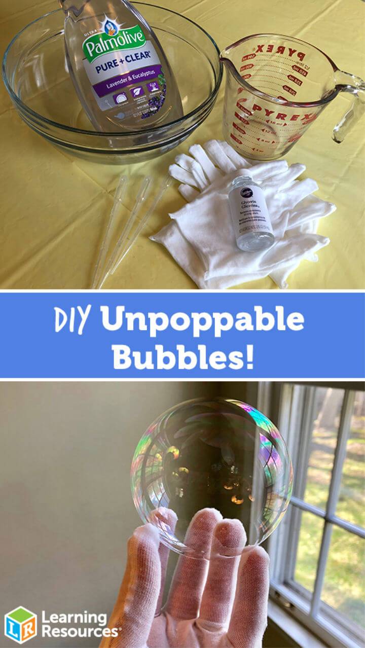 Сделать нелопающиеся пузыри