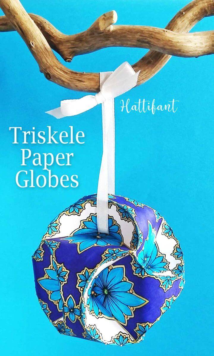 Triskele Paper Globes Цветочное издание