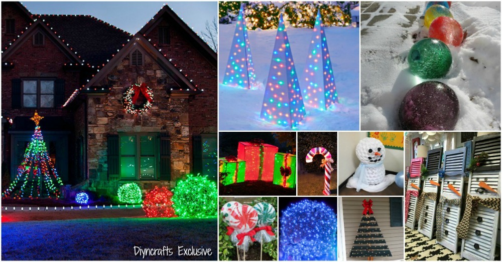 20 невероятно креативных уличных рождественских украшений своими руками